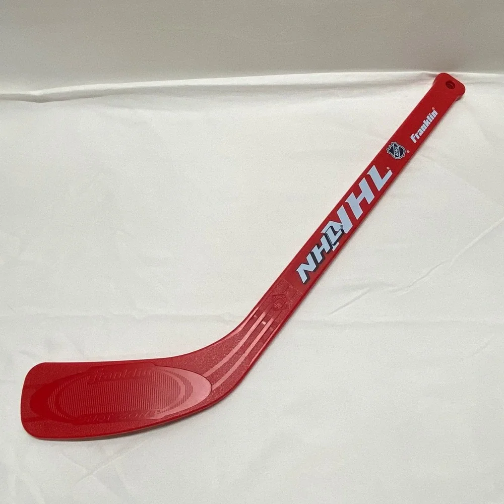 Franklin Sports NHL Left Hand Mini Hockey Stick Red LEFT Shot Zone Durable EUC